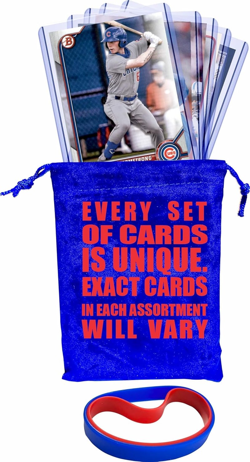 Chaser Pete Crow-Armstrong (5) Assorted Baseball Cards Gift Pack - Chicago Cubs - Image 5
